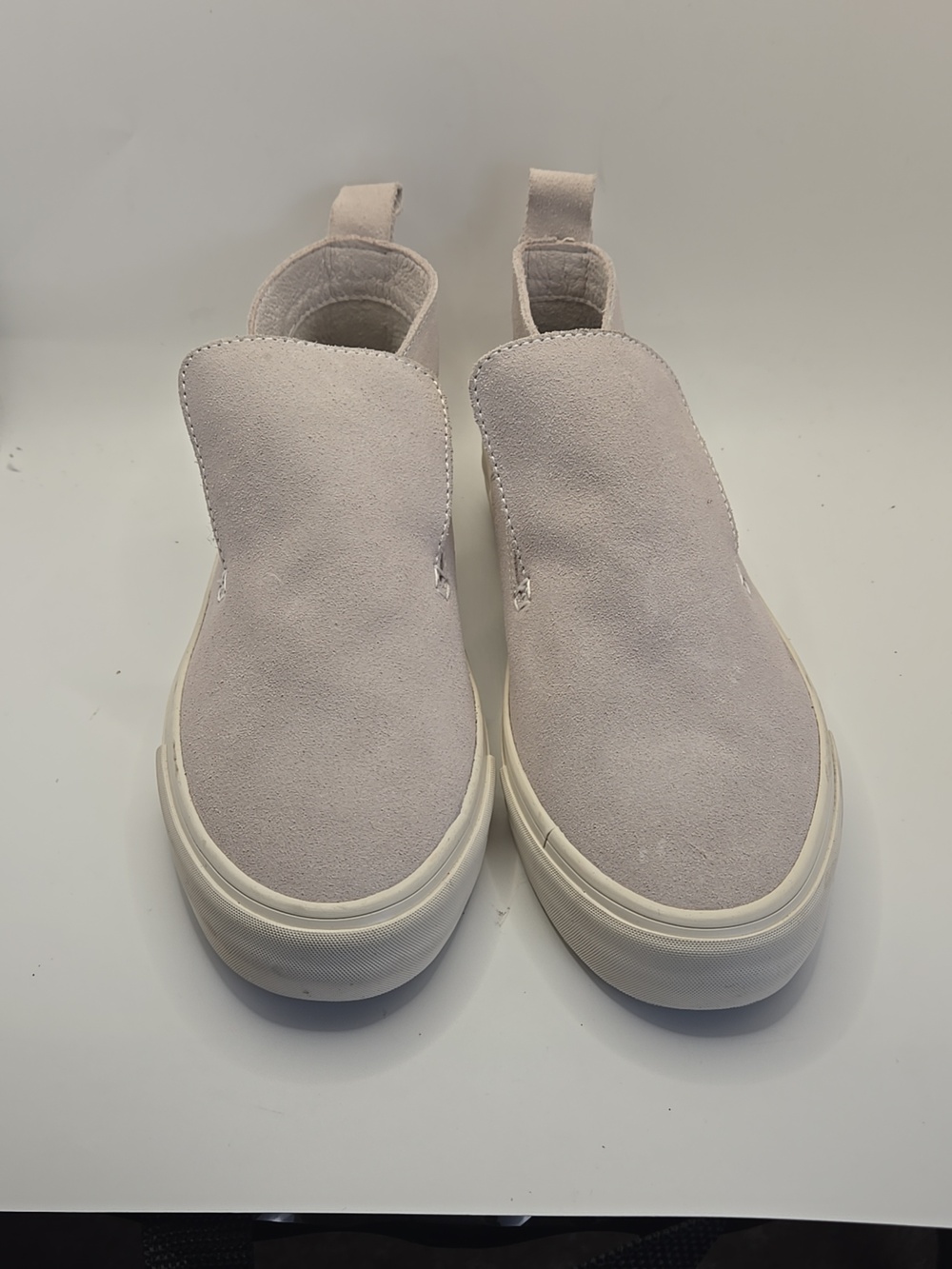 SeaVees Huntington Middie Oyster Suede Slip-On Sneaker Shoes Women's Size 8 Boho